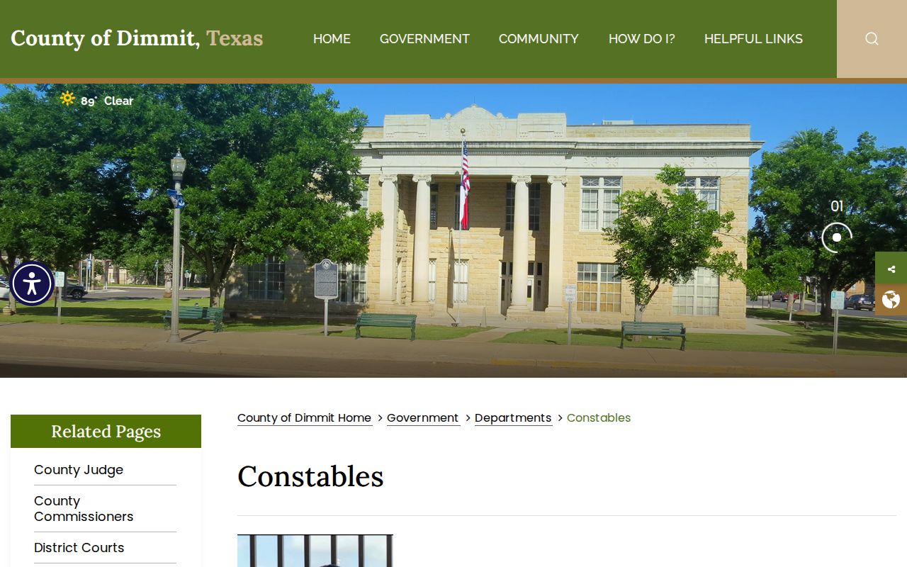 Big Wells warrant search: official Constable Precinct 3 public office listing